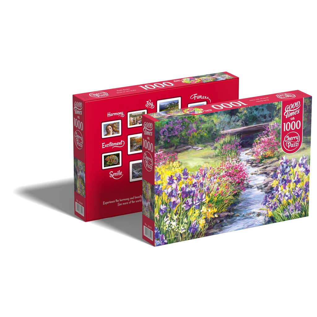 CherryPazzi dėlionė Fiesta Garden 1000 d. kaina ir informacija | Dėlionės (puzzle) | pigu.lt