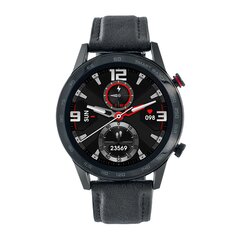 Išmanusis laikrodis WDT95 juodos odos kaina ir informacija | Išmanieji laikrodžiai (smartwatch) | pigu.lt