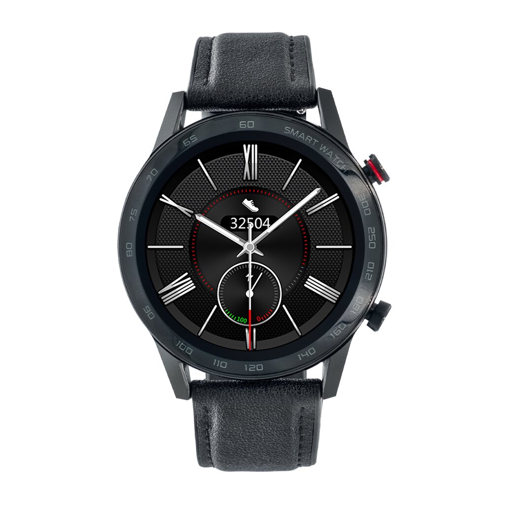 WDT95 Black Leather kaina ir informacija | Išmanieji laikrodžiai (smartwatch) | pigu.lt