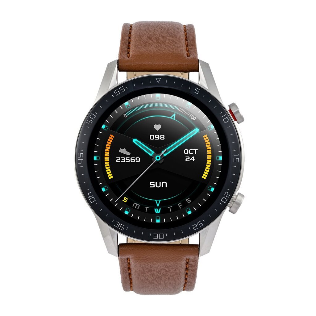 Watchmark Outdoor WL13 Brown Leather kaina ir informacija | Išmanieji laikrodžiai (smartwatch) | pigu.lt