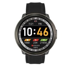 Watchmark Kardio WM18 Black Leather цена и информация | Смарт-часы (smartwatch) | pigu.lt