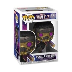 Funko POP! Marvel: What If...? – T’Challa Star-Lord kaina ir informacija | Žaidėjų atributika | pigu.lt