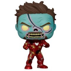 Фанко поп! виниловая фигурка Marvel: What If - Zombie Iron Man цена и информация | Атрибутика для игроков | pigu.lt