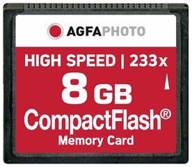 Карта памяти AgfaPhoto, 8GB, 233x MLC цена и информация | AgfaPhoto Мобильные телефоны, Фото и Видео | pigu.lt