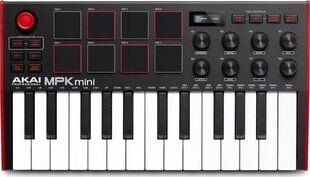 Klaviatūra Akai MPK Mini MK3 kaina ir informacija | Klavišiniai muzikos instrumentai | pigu.lt