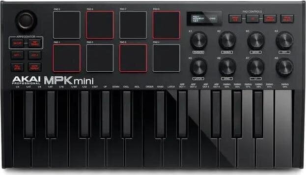 Klaviatūra Akai MPK Mini MK3 Control kaina ir informacija | Klavišiniai muzikos instrumentai | pigu.lt