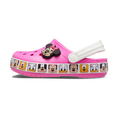 Crocs™ šlepetės vaikams FunLab Minnie Mouse Band Clog Kid's, rožinės, 207720 167774 kaina ir informacija | Guminės klumpės vaikams | pigu.lt