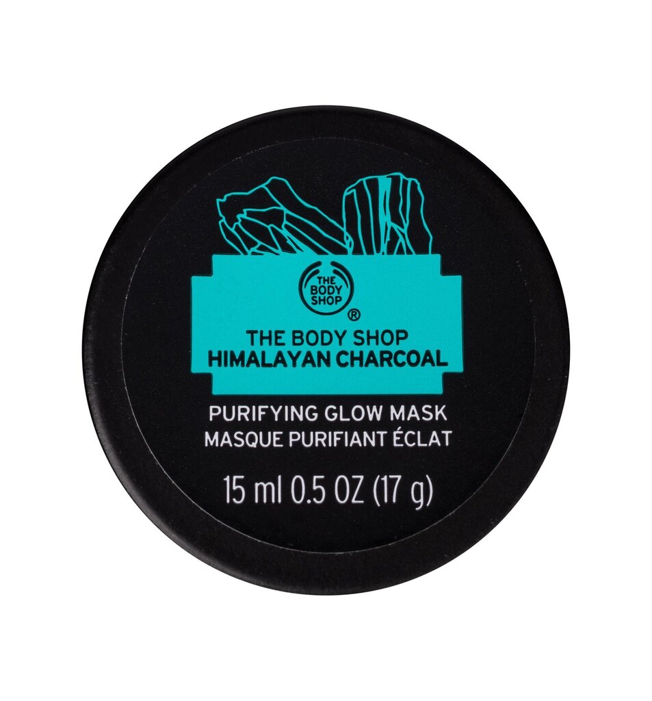 Valomoji, švytėjimo suteikianti veido kaukė The Body Shop Himalayan Charcoal 15 ml kaina ir informacija | Veido kaukės, paakių kaukės | pigu.lt