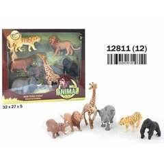 Набор диких животных PVC, 6 шт. цена и информация | Развивающие игрушки | pigu.lt