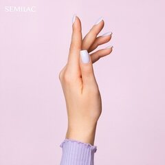 SEMILAC 385 стойкий гибридный гель лак для ногтей Hybrid Pastel Pink Sky, 7 мл. цена и информация | Лаки, укрепители для ногтей | pigu.lt