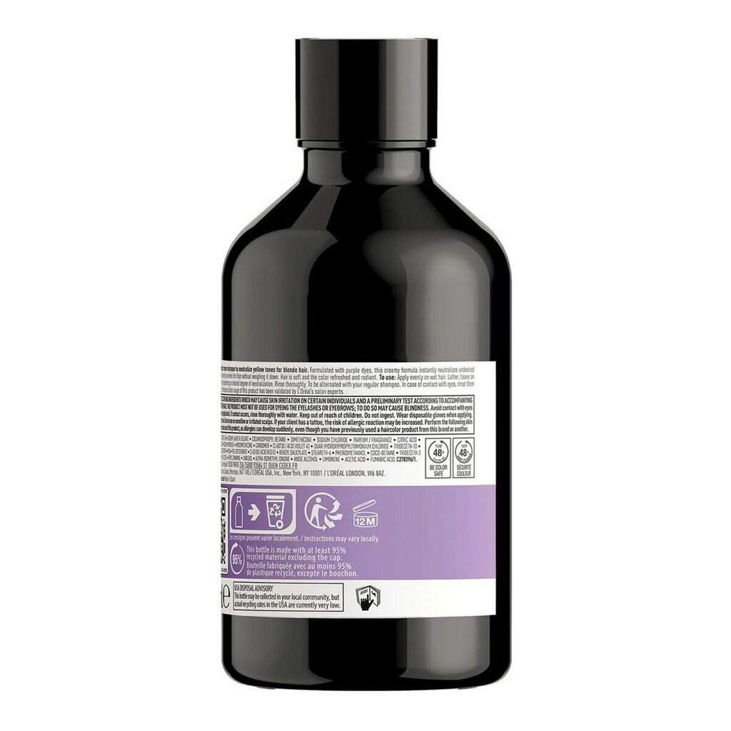 Šampūnas šviesiems plaukams L'oreal Professionnel Chroma Purple, 300 ml цена и информация | Šampūnai | pigu.lt