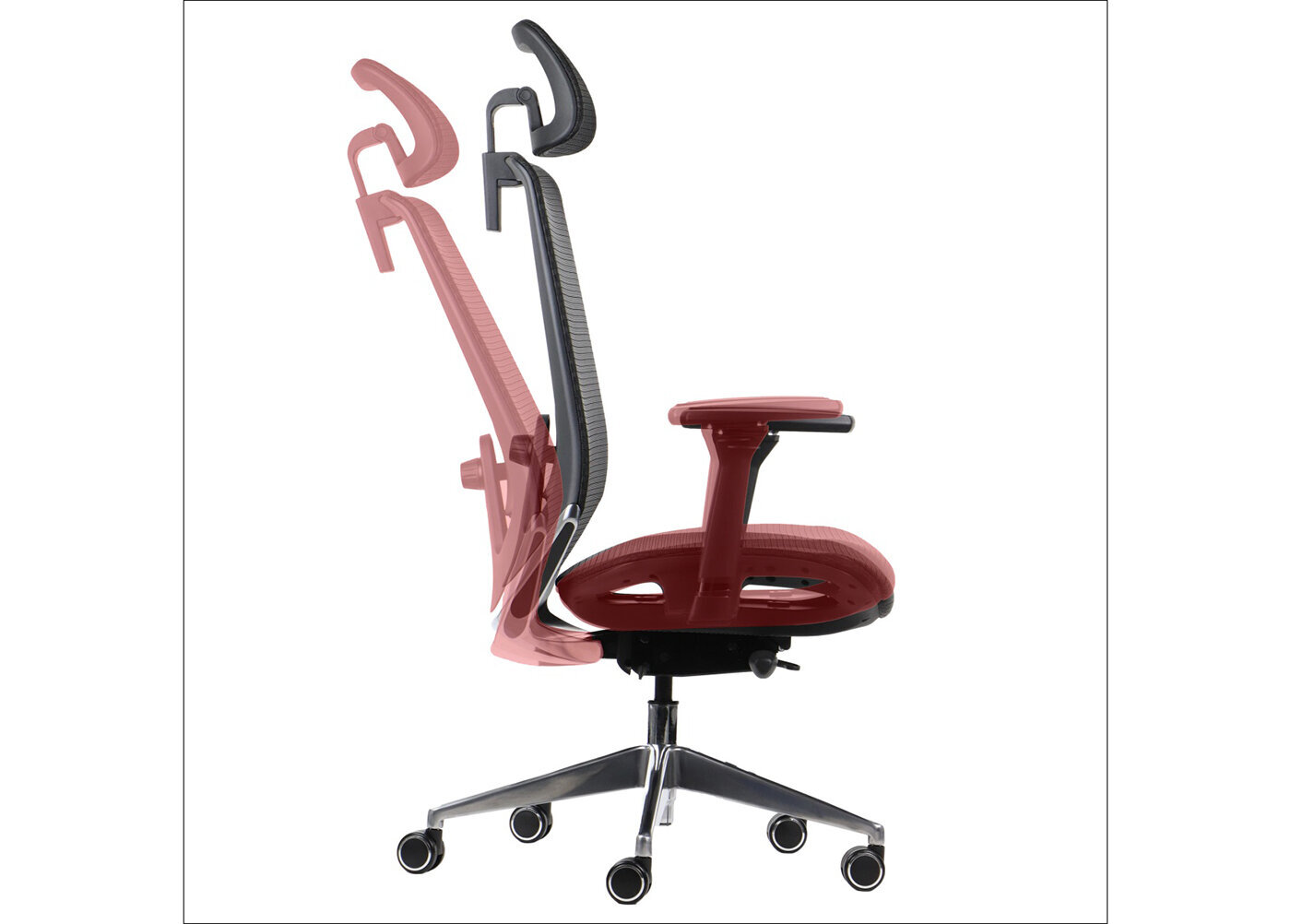Biuro kėdė Stema Ditter, pilka kaina ir informacija | Biuro kėdės | pigu.lt