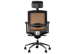 Biuro kėdė A2A GN-301, aluminio/oranžinės spalvos kaina ir informacija | Biuro kėdės | pigu.lt
