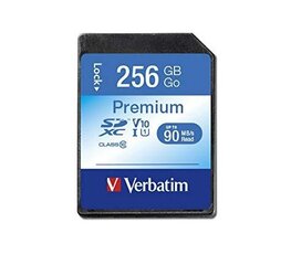 Verbatim SDXC 256GB цена и информация | Карты памяти для фотоаппаратов, камер | pigu.lt