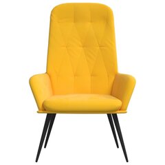 Poilsio kėdė, garstyčių geltona, aksomas цена и информация | Кресла в гостиную | pigu.lt