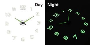 Fluorescencinis sieninis laikrodis 50–60 cm 12 skaitmenų kaina ir informacija | Žaislai berniukams | pigu.lt