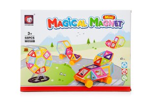 Magnetiniai blokai 68 vnt kaina ir informacija | Žaislai berniukams | pigu.lt