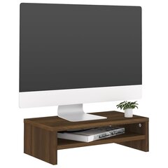 Monitoriaus stovas, rudas kaina ir informacija | TV staliukai | pigu.lt