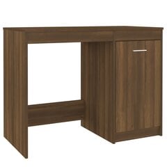 Rašomasis stalas, rudos ąžuolo spalvos, 100x50x76cm, mediena kaina ir informacija | Kompiuteriniai, rašomieji stalai | pigu.lt