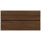 Spintelė praustuvui, ruda ąžuolo, 90x38,5x45cm, mediena kaina ir informacija | Vonios komplektai | pigu.lt