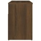 Batų suoliukas, rudas ąžuolo, 80x30x45cm, apdirbta mediena kaina ir informacija | Batų spintelės, lentynos ir suolai | pigu.lt