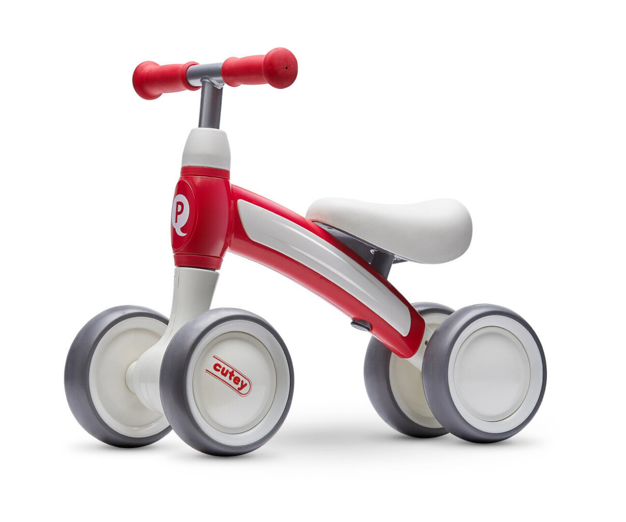 Balansinis dviratis Qplay Cutey, raudonas kaina ir informacija | Balansiniai dviratukai | pigu.lt