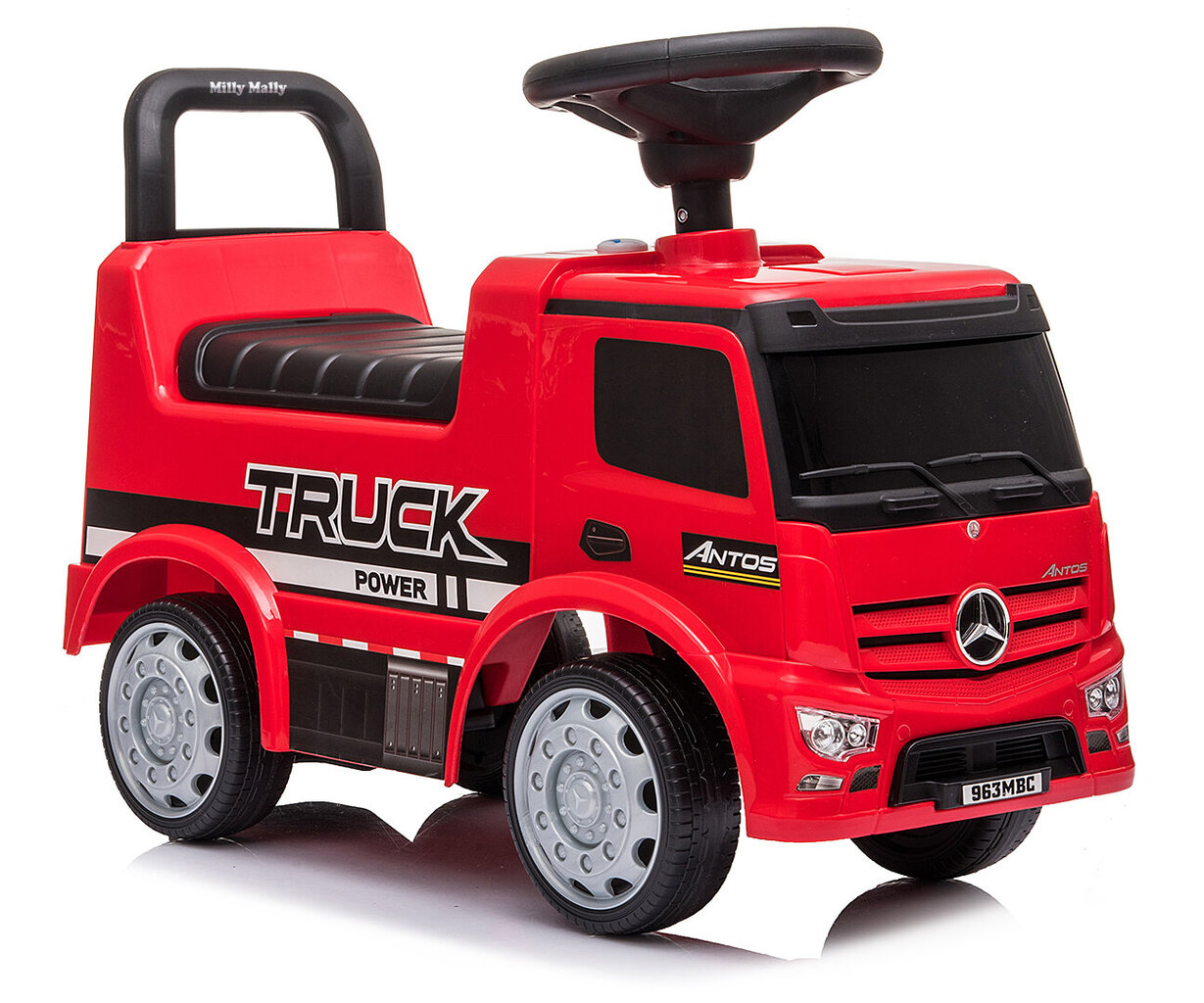Paspiriamas automobilis Milly Mally Mercedes, raudona kaina ir informacija | Žaislai kūdikiams | pigu.lt