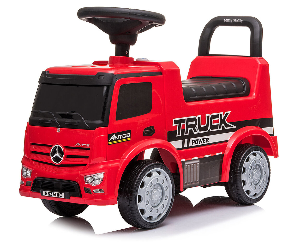 Paspiriamas automobilis Milly Mally Mercedes, raudona kaina ir informacija | Žaislai kūdikiams | pigu.lt