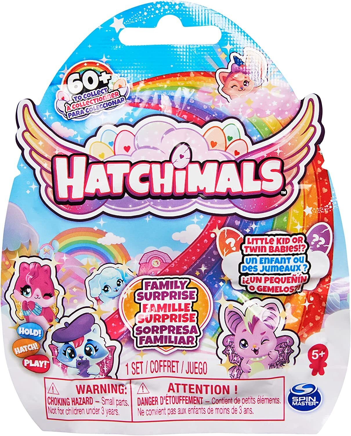 Hatchimals Family Surprise - Little kid or twin babies - с 1 маленькой  игрушкой, 60+ to collect цена | pigu.lt