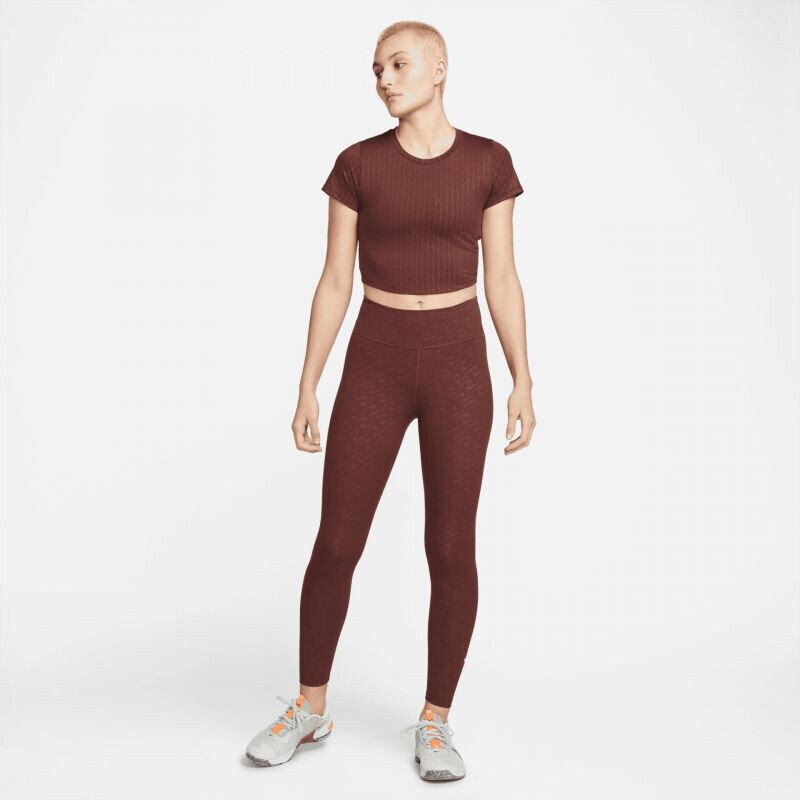 Marškinėliai moterims Nike, rudi kaina ir informacija | Sportinė apranga moterims | pigu.lt