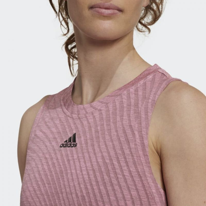 Marškinėliai moterims Adidas Tennis Match Tank Top W, rožiniai kaina ir informacija | Sportinė apranga moterims | pigu.lt