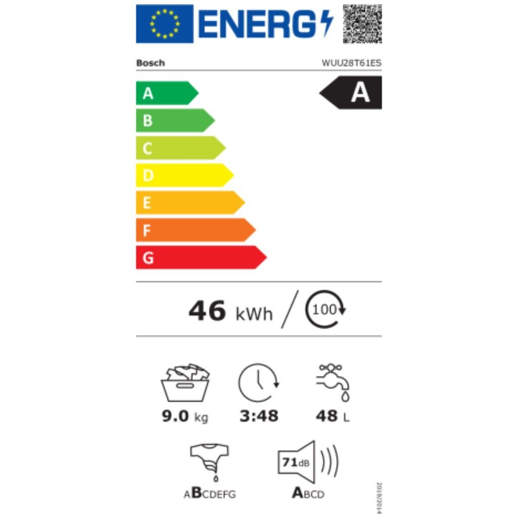 Bosch WUU28T61ES kaina ir informacija | Skalbimo mašinos | pigu.lt