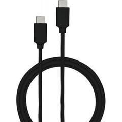 USB-C-кабель CABCC2MB Чёрный цена и информация | Кабели и провода | pigu.lt