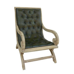 Fotelis DKD Home Decor, Oda/Mango mediena, (65 x 98 x 94 cm), žalia kaina ir informacija | Svetainės foteliai | pigu.lt