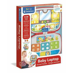 Mokomasis žaidimmas Clementoni Baby Friends Animals Nešiojamasis kompiuteris (23 x 30 x 6 cm) kaina ir informacija | Žaislai kūdikiams | pigu.lt