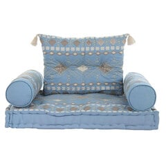 Krėslas DKD Home Decor, mėlynas kaina ir informacija | Lauko kėdės, foteliai, pufai | pigu.lt