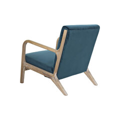 Fotelis DKD Home Decor, Medis/Poliesteris, (66 x 79 x 75 cm), turkio spalva kaina ir informacija | Svetainės foteliai | pigu.lt