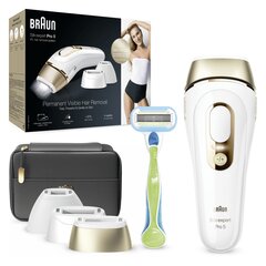 Депилятор BRAUN Silk-expert Pro 5 PL5243 IPL Система удаления волос IPL Белый, Золотой цена и информация | Эпиляторы | pigu.lt