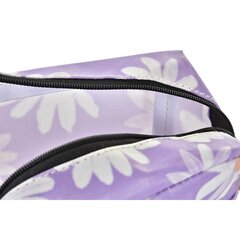 Higienos reikmenų krepšys DKD Home Decor, oranžinė, šviesiai pilka, gėlėsir dedešvos spalvos (15 x 6 x 12 cm) (3 vnt.) kaina ir informacija | Lagaminai, kelioniniai krepšiai | pigu.lt