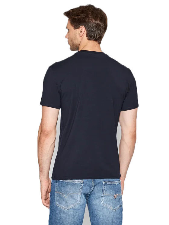 Marškinėliai vyrams Guess, mėlyni цена и информация | Vyriški marškinėliai | pigu.lt
