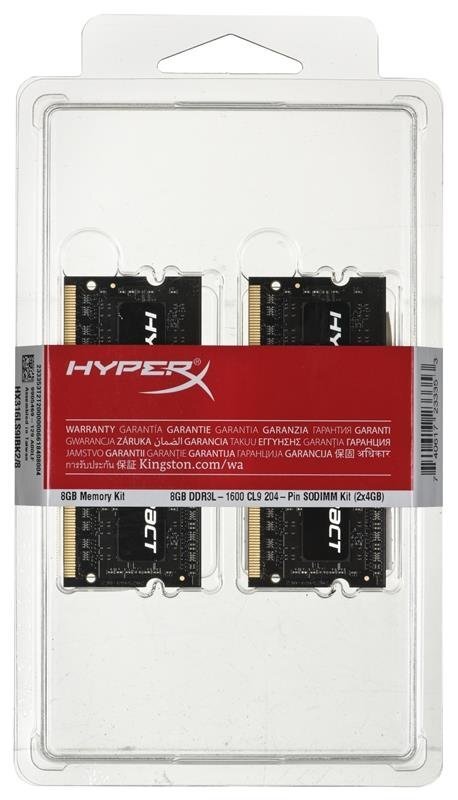 HyperX HX316LS9IBK2/16 цена и информация | Operatyvioji atmintis (RAM) | pigu.lt