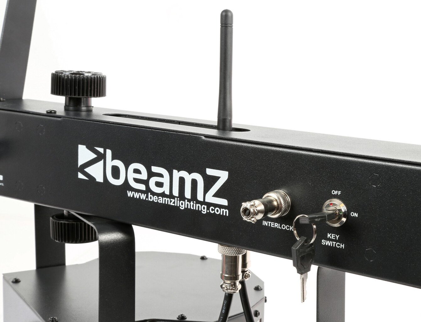 BeamZ SHOWBAR 2x PAR, 2x Butterfly ir R/G Laser DMX IRC kaina ir informacija | Dekoracijos šventėms | pigu.lt