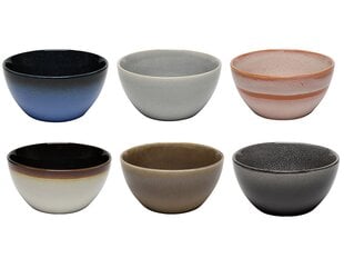 Keramikinių dubenėlių rinkinys EARTH , 6 vnt. kaina ir informacija | Indai, lėkštės, pietų servizai | pigu.lt