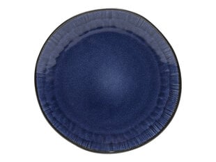 Keramikinių lėkščių rinkinys BLACK Jeans GRANAT , 22 cm, 6 vnt kaina ir informacija | Indai, lėkštės, pietų servizai | pigu.lt