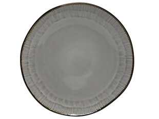 Keramikinių lėkščių rinkinys BLACK Jeans GRAY, 22 cm, 6 vnt kaina ir informacija | Indai, lėkštės, pietų servizai | pigu.lt