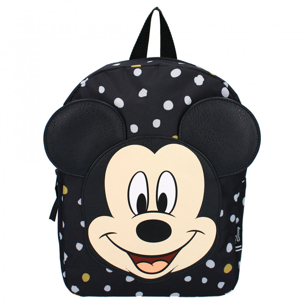 Vaikiška kuprinė Mickey Mouse, 31cm - juoda цена и информация | Kuprinės ir krepšiai | pigu.lt