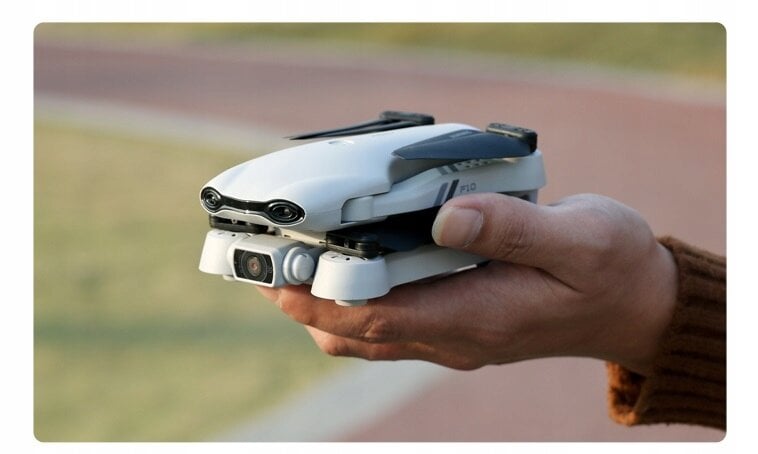 Dronas F10, 2000 metrų valdymo 4K WIFI atstumas su dviem kameromis ir trimis baterijomis kaina ir informacija | Dronai | pigu.lt