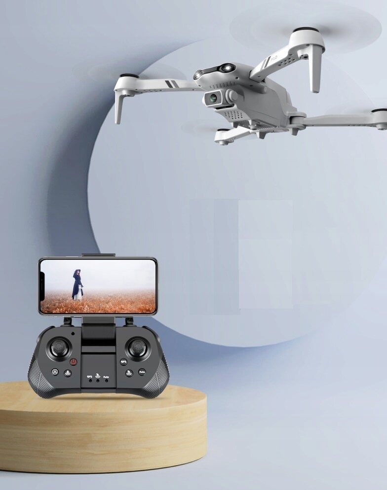 Dronas F10, 2000 metrų valdymo 4K WIFI atstumas su dviem kameromis ir trimis baterijomis цена и информация | Dronai | pigu.lt