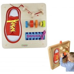 Edukacinė lenta Masterkidz, batų raišteliai kaina ir informacija | Lavinamieji žaislai | pigu.lt