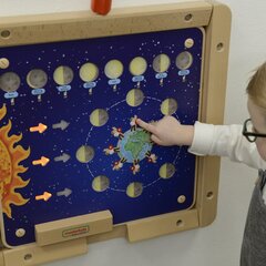Edukacinė lenta Masterkidz, mėnulio fazės kaina ir informacija | Lavinamieji žaislai | pigu.lt